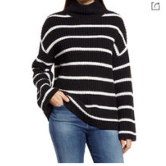 NWT Striped Caslon Sweater - Picture 1 of 3